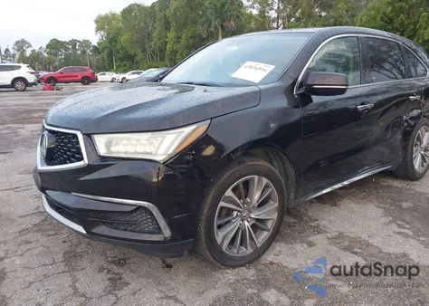 2017 Acura Mdx Technology Entertainment Pkgs from USA, damaged, VIN 5FRYD3H7XHB006961